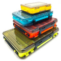 Wholesale Double Sided Thickness High Strength Fishing Box 14*10*3cm Squid Bait Lure Hook Fishing Tackle Boxes