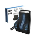 2024 Hot Sale Car Seat Back Support Relieve Back Pain Lumbar Cushion Memory Foam Chair Backrest Back Cushion
