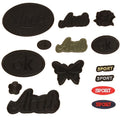 Wholesale Black Garment Accessories Cloth Stickers Decorative Iron on Embroidery Patches for Clothing