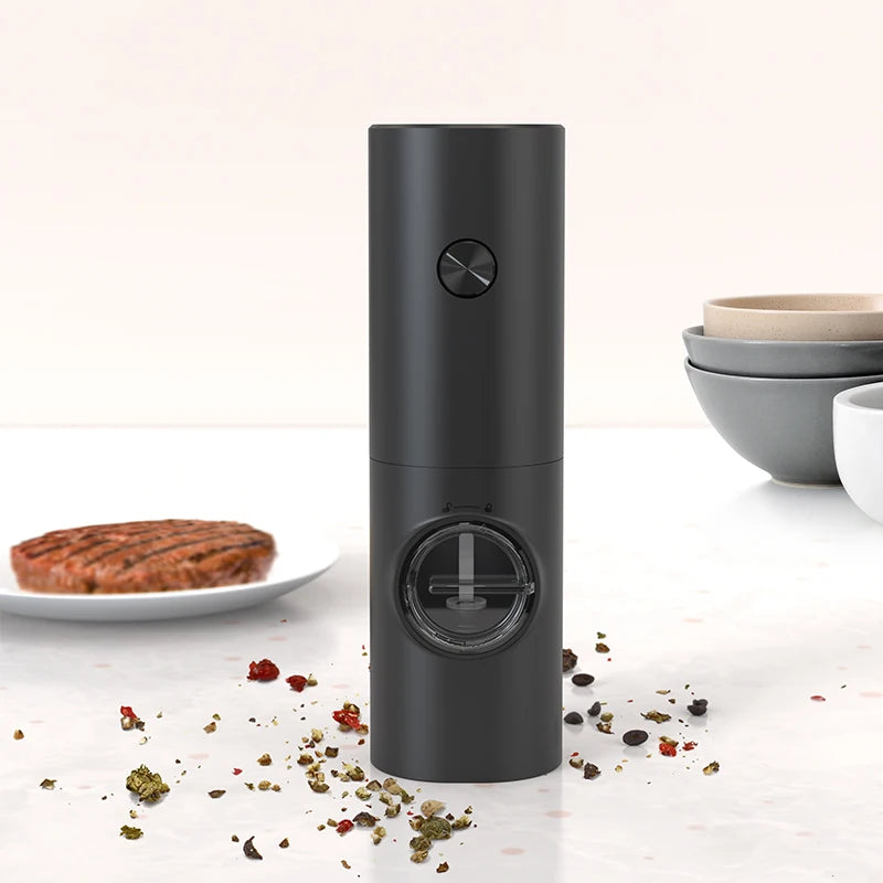 Factory Direct High Quality Stainless Steel Gravity Electric Salt and Pepper Grinder Set Kitchen Spice Mill