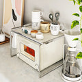 Stackable 2-Tier Pull Out Under Sink Cabinets Organizer Sliding Storage Drawer for Kitchen Bathroom or Office
