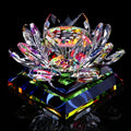 New Creative Car Perfume Holder Car Crystal Ornaments Lotus Perfume Holder for Car Gift