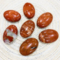Wholesale Natural Healing Crystal Stone Red jasper Palm Stone for Gift