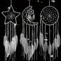 20cm White Handmade Crafts Hanging Decoration Feather Dream Catcher MegaBDM