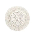 Artistic Insulated Cotton Rope Woven Round Coffee and Tea Set Coaster for Drink