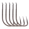 Fishing Hooks Saltwater Titanium Alloy Barbless Flat Triangle Hook Squid Jig Hook