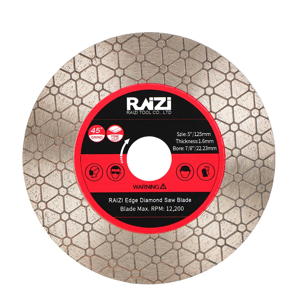 RAIZI Tool- Super Quality Hot Sales Edge Diamond Saw Blade for Cutting at an Angle and Grinding Stoneware  and Ceramics