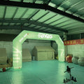Custom Advertising Inflatable Gate Arch Arco Inflable Arcoiris with LED Lighting for Outdoor Race Event Decoration