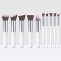 2024 Most Popular ABS Makeup Brush Set Cruelty Free Set of Purple Makeup Brushes Eye Foundation 10PCS