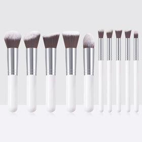 2024 Most Popular ABS Makeup Brush Set Cruelty Free Set of Purple Makeup Brushes Eye Foundation 10PCS
