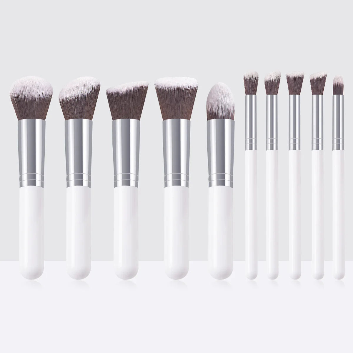 2024 Most Popular ABS Makeup Brush Set Cruelty Free Set of Purple Makeup Brushes Eye Foundation 10PCS