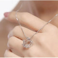 925 Sterling Silver Crown Necklaces Pendants for Women Fashion Lady Festival Gift Jewelry