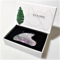 Huiying Welcomed Style Fluorite Heart Facial Gua Sha Board Custom Massager Face Beauty Equipment