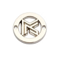 Newest Design Custom Garment Metal Brand logo Metal Clothing Labels Decorative Bag Metal Tags for Handbag