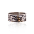 Fashion Vintage Anime Adjustable Ring Victory Light Cosplay Straw Hat Ring