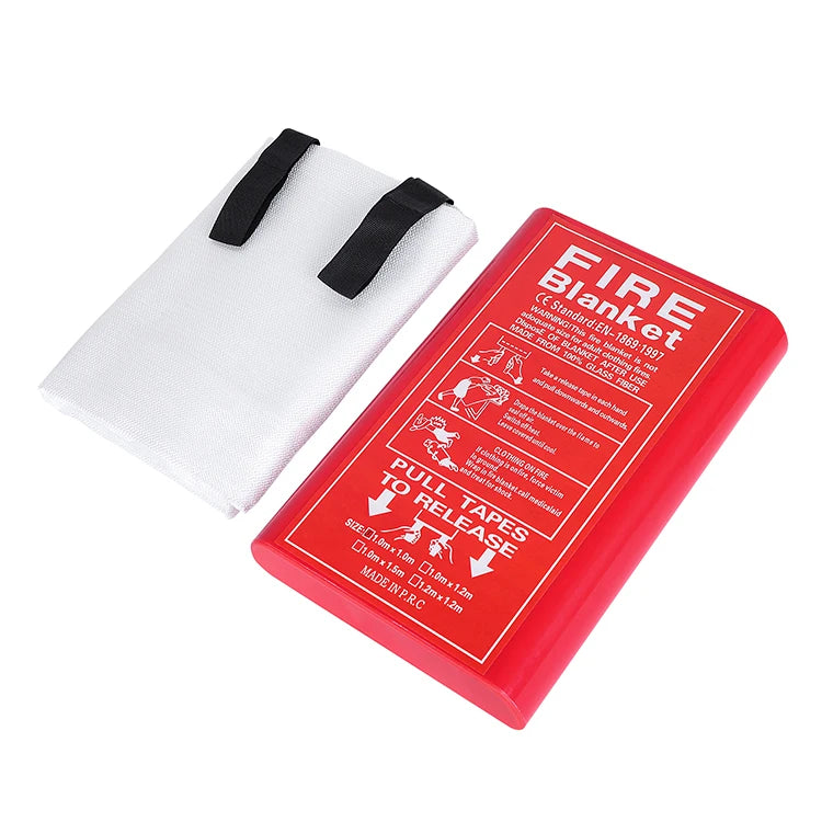 100% Fiberglass Fire Blanket Emergency Safety Protection for Hotels Fire Proof Product