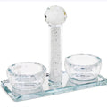 Herb & Spice Tools Elegant Crystal Salt Holder Candle Sticks