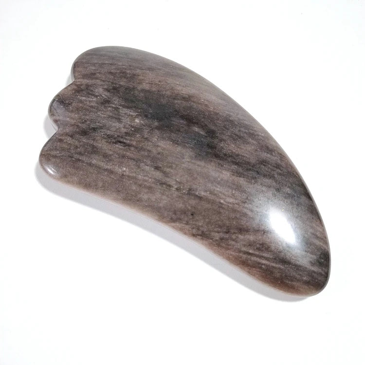 Diy 100% Super Smooth Black Obsidian Jade Gua Sha Tool  Black Obsidian Gua Sha Board Skin Care