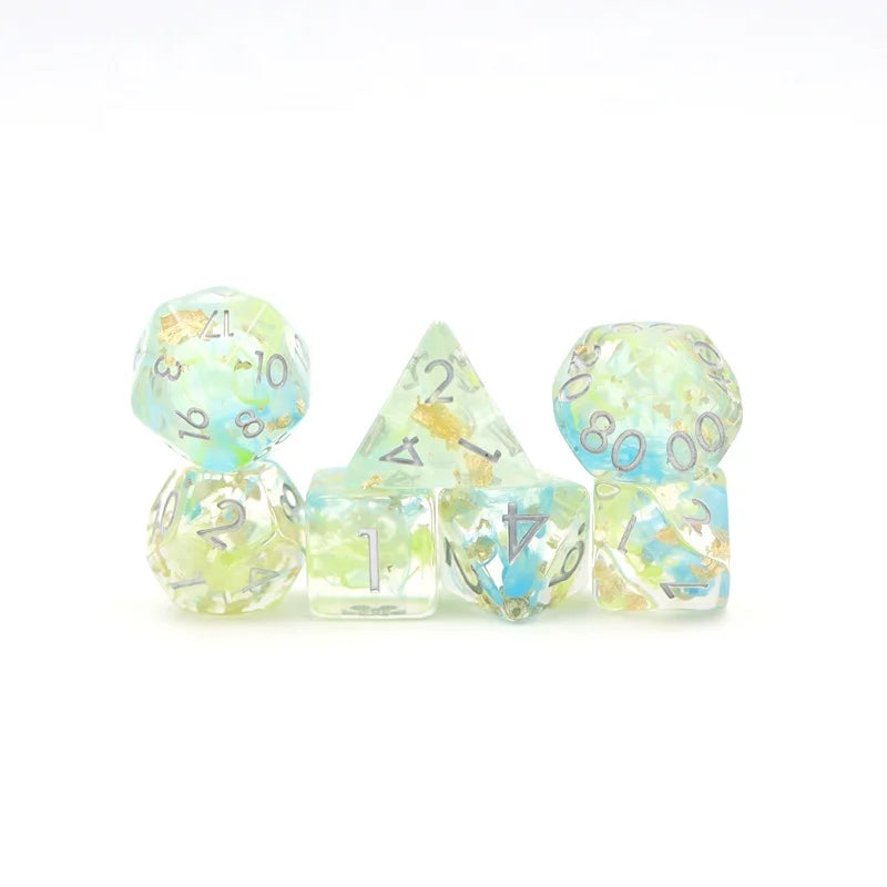 Bulk Wholesale Dnd Dice Custom logo Resin Dice Oem