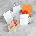For Family Creative Eco-Friendly Durable Sublimation Blanks Photo Frames MDF Wooden DIY Heat Transfer
