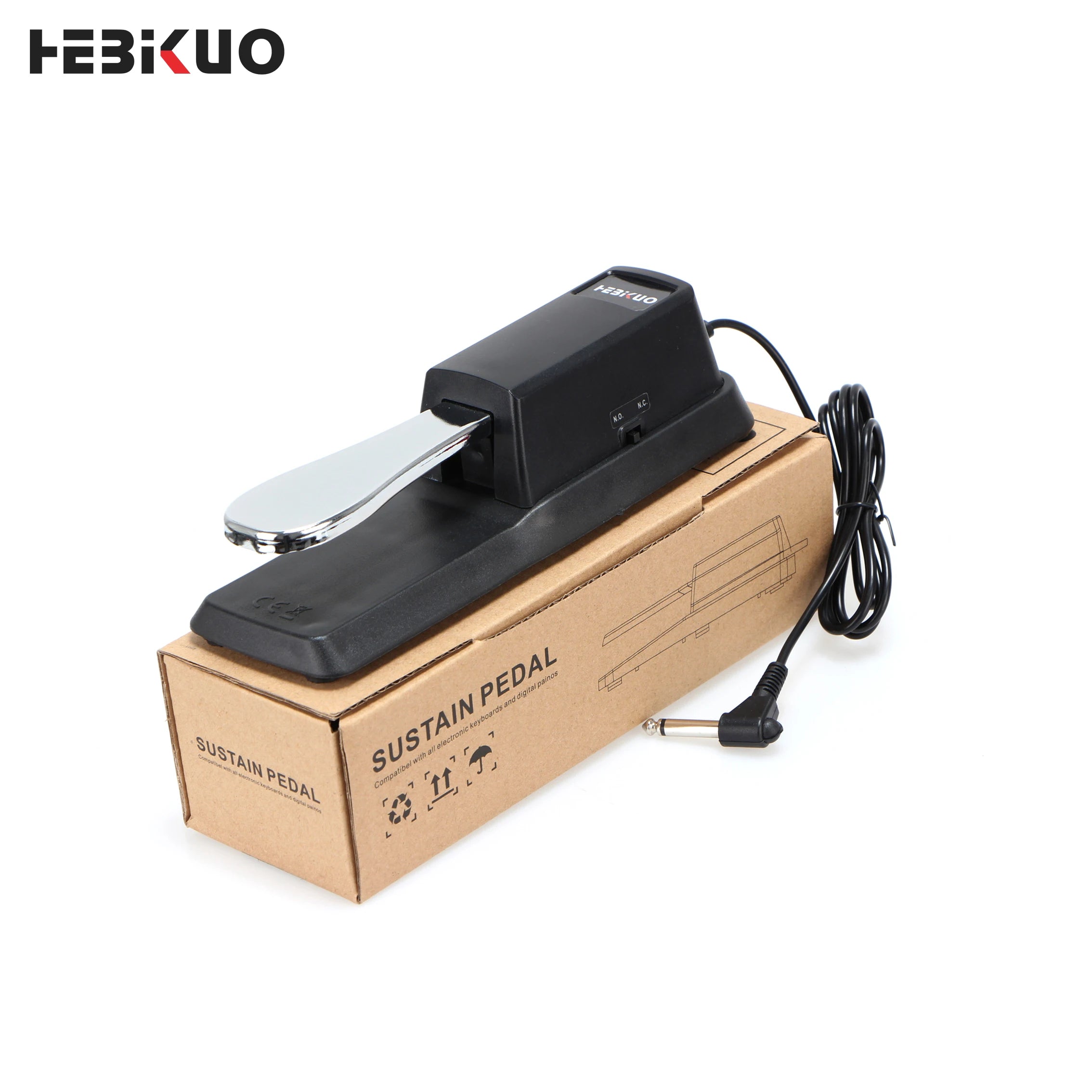 Factory HEBIKUO TB100 Keyboard Piano Pedal Musical Instrument Accessory for Keyboard Digital Piano