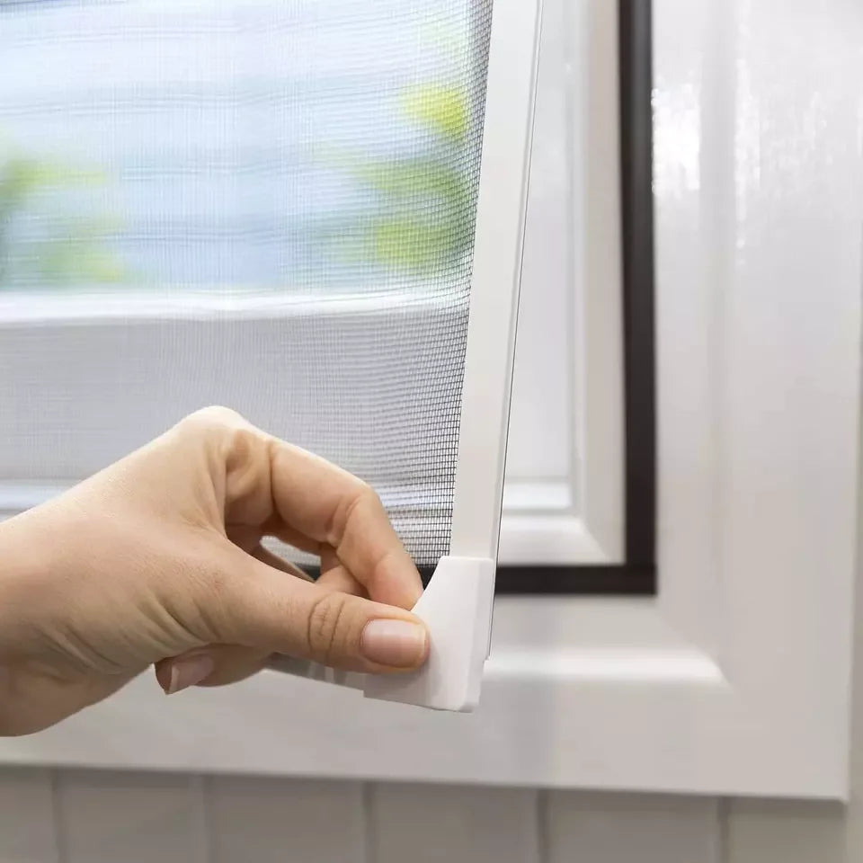 Magnetic Window Screen DIY Screening Mesh Magnetic Insect Screen Window Folding Mosquito Nets Portable Pleated Bugs Net