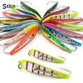 Selco Large Customized Metal Spinner Crocodile Silver 1025 Trolling Spoon Fishing Lure