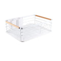 Metal Kitchen Tableware Dryer Storage Organizer Dish Plate Drainer Rack Standing Type Dish and Bowl Drying Rack