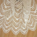 White Lace Fabric Wholesale African Lace Fabrics Embroidery Design for Bride Bridesmaid Dress