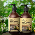 Succsion Organic Hair Shampoo & Conditioner Set with Ginger Herbal Extracts Anti-Dandruff Clarifying 500ml Gel