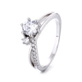 Wholesale New Fashion CZ Ladies Elegant Ring Party Gift Ring Sterling Silver