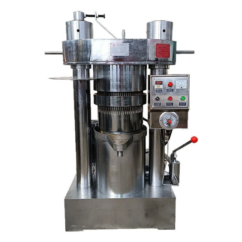 Factory Direct Sales Hydraulic Press Cold Pressing Oil Extraction Machine Sunflower Oil Pressing Machine for Small Business