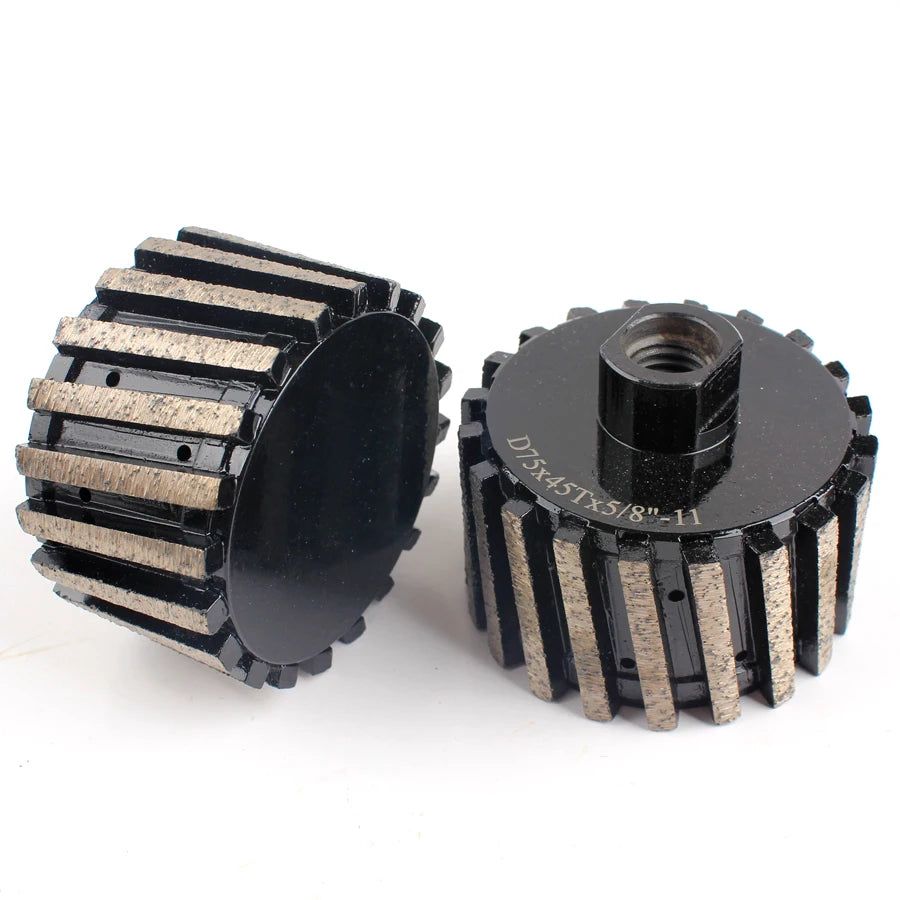 Raizi 2inch/50mm Diamond Grinding Zero Tolerance Sink Drum Wheels Segmented Zero Tolerance Wheel for Granite