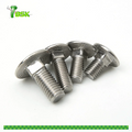 THE Wholesale 316 Din603 Full Thread Round Head Coach Bolt and Nuts Stainless Steel Flat Head Galvanized M8 Carriage Bolts