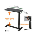 ADA Pneumatic Height Adjustable Overbed Tillable Standing Desk Gas Lifting Office Sit to Stand Desk With 0-90 Flip Angle