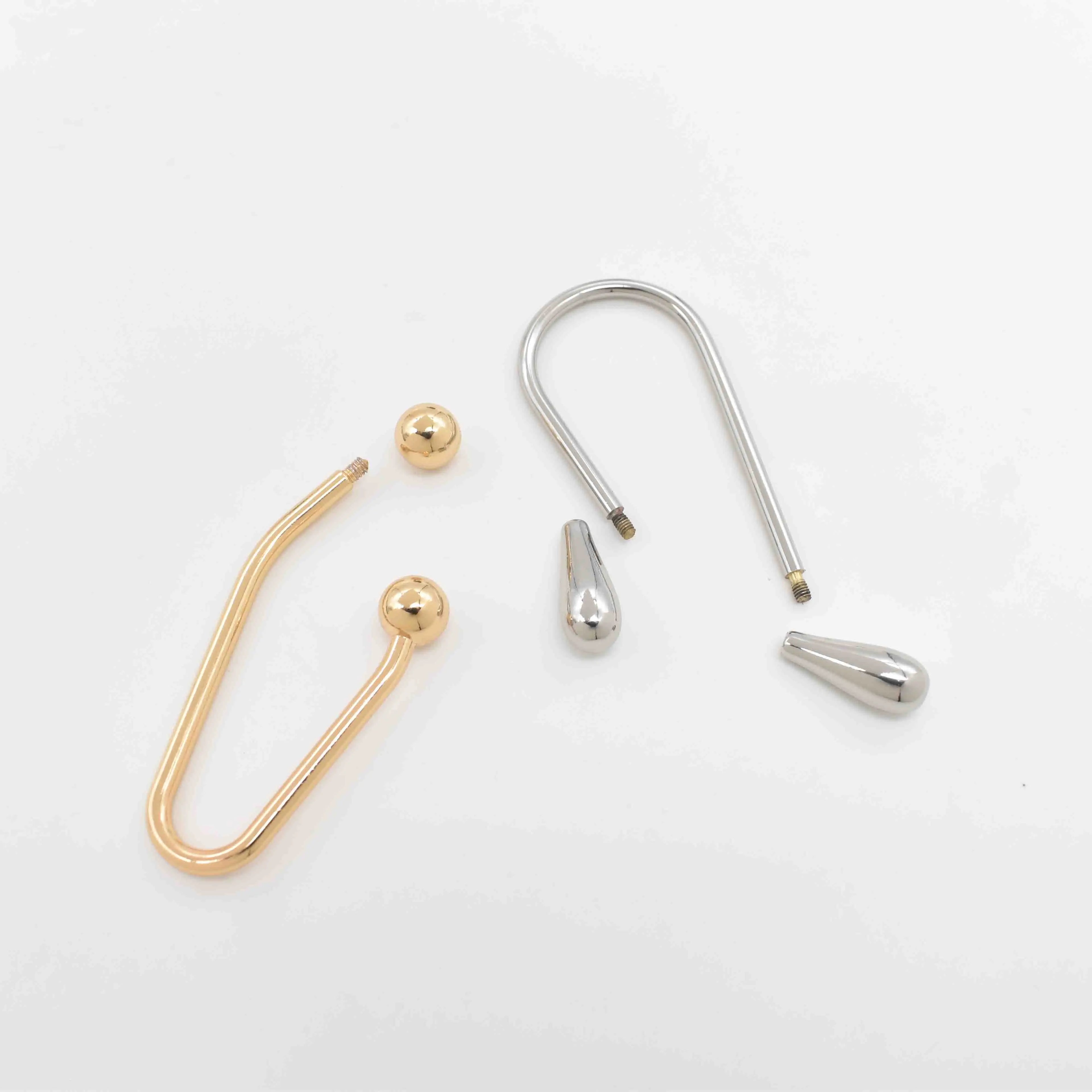 Hot Selling Bikini Hardware Gold Color Buckle Straps Custom Lingerie Accessory Metal Buckle Connector