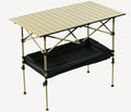 Outdoor Can Be Raised or Lowered Egg Roll Table Folding Table Car Portable Camping Picnic Height Adjustment