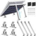 Adjustable Solar Panel Tilt Mount Brackets Support Structure for Solar Panels Metal Roof Any Flat Roof Ground