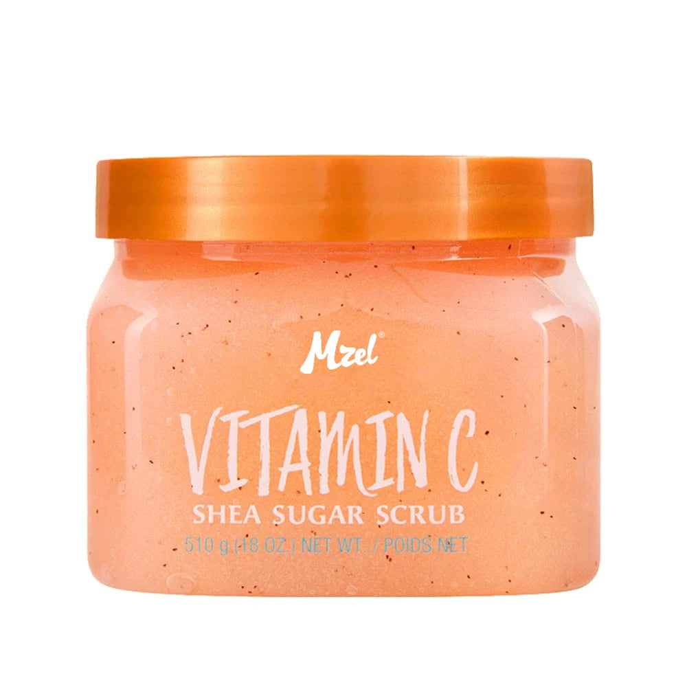 Ultra Hydrating and Exfoliating Vitamin C Shea Sugar Scrub for Nourishing Essential Body Care