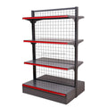 Customized Double Sides Wire Mesh Back Panel Supermarket Shelf