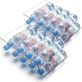 Clear Plastic Water Bottle Storage Organizer Bin Soda Beverage Canned Food Container Bin Storage Dispensers Holder