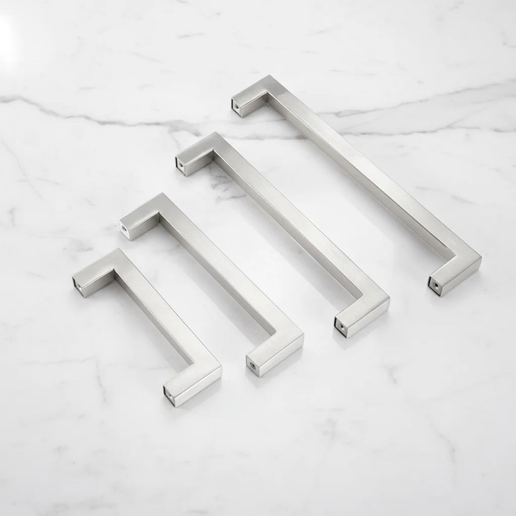 Furniture Hardware Zinc Alloy Modern Kitchen Bedroom Hospital Drawer Pull Cabinet Handle Door Handle and Knob