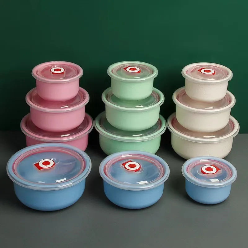 OWNSWING 3PCS Pack Plastic Food Storage Containers Suitable Storage Containers for Lunch Refrigerator Food Container With Lid