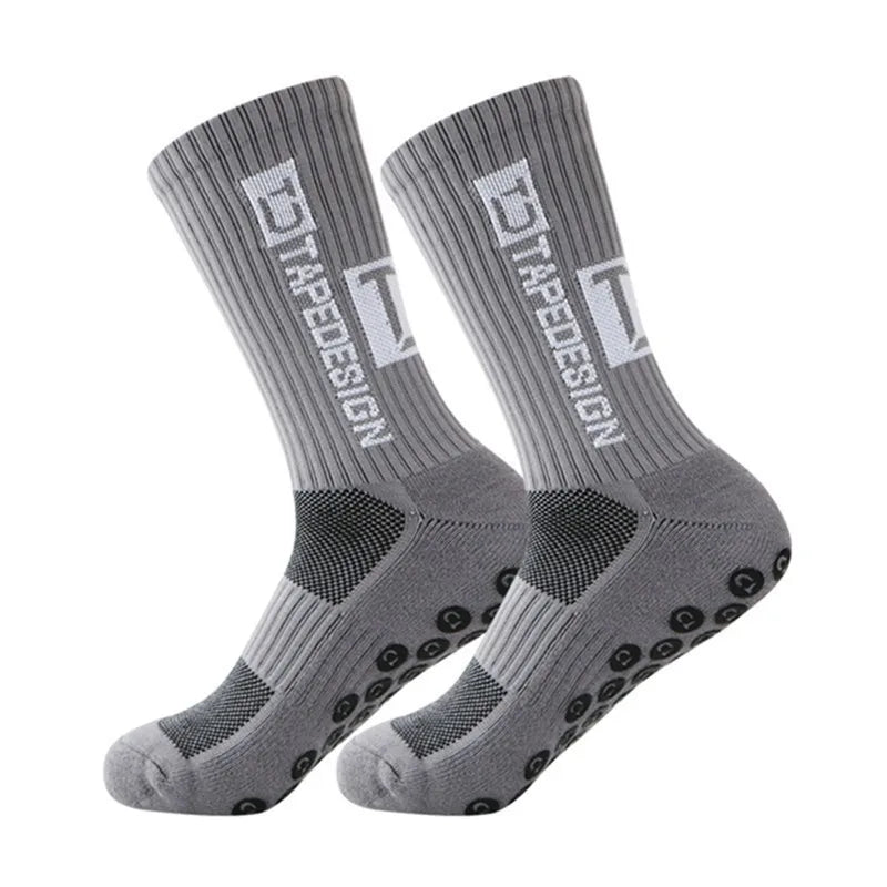 Low Moq Non Slip Professional Football Socks Custom Logo Grip Anti Slip Socks Men'S Pro Elite Grip Soccer Socks