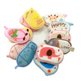 Cartoon Animal Bath Scrubber Cute Belt-Shaped Body Cleaner Wholesale Cute Bath Balls and Shower Sponges for Baby Skin Care