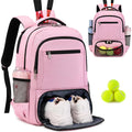 Customized LogoTennis Backpack Tennis Bag for Women Men Tennis Bag Holds 2 Rackets Badminton Squash Pickleball Paddles Balls