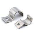 One Hole Half Saddle Cable Clamp Clip Clamps for Electrofusion Pipe Welding 3/4 Inch 1/2Inch Stainless Steel 3 1/6 Saddle Clamp MegaBDM