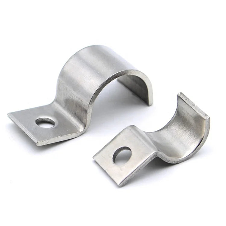 One Hole Half Saddle Cable Clamp Clip Clamps for Electrofusion Pipe Welding 3/4 Inch 1/2Inch Stainless Steel 3 1/6 Saddle Clamp MegaBDM