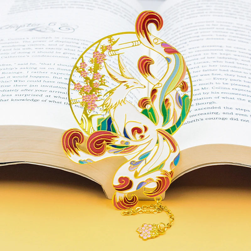 Manufacturer Custom Design Metal Fancy Bookmark With Logo Die Casting Gold Plated Blank Etched Brass Stainless Steel Bookmark