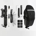 Multitool Bicycle Repair Kit DIY Grade Bike Tire Tool Set Hand Operated Mini Pump OEM Saddle Bag Road Mountain Bike MTB Urban